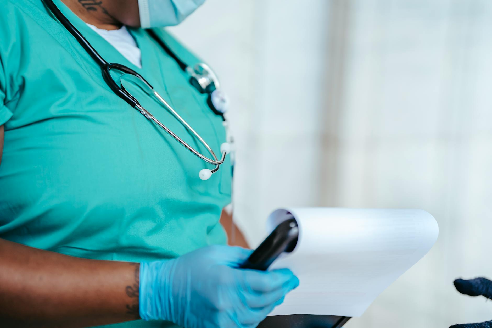 Student nurse in Zimbabwe